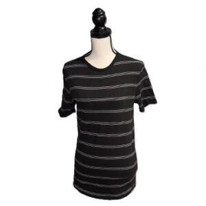 Black Striped Men's Shirt